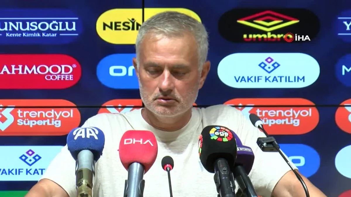 Jose Mourinho: Türk futboluna adapte olmam gerekiyor