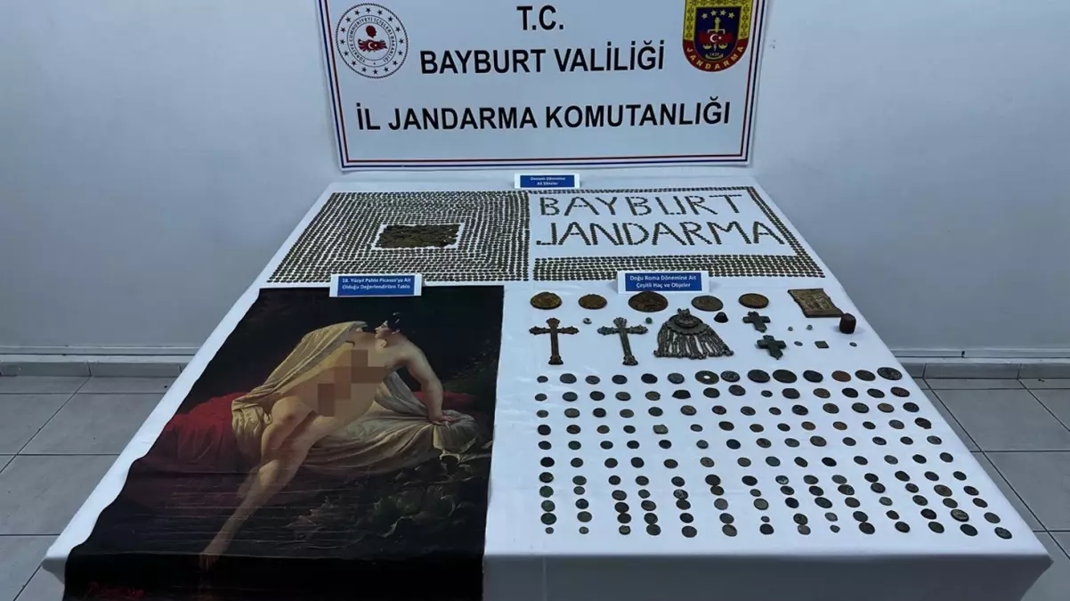 Bayburt’ta ele geçirilen Picasso tablosunu 6 milyon Euro’ya satışa sundular