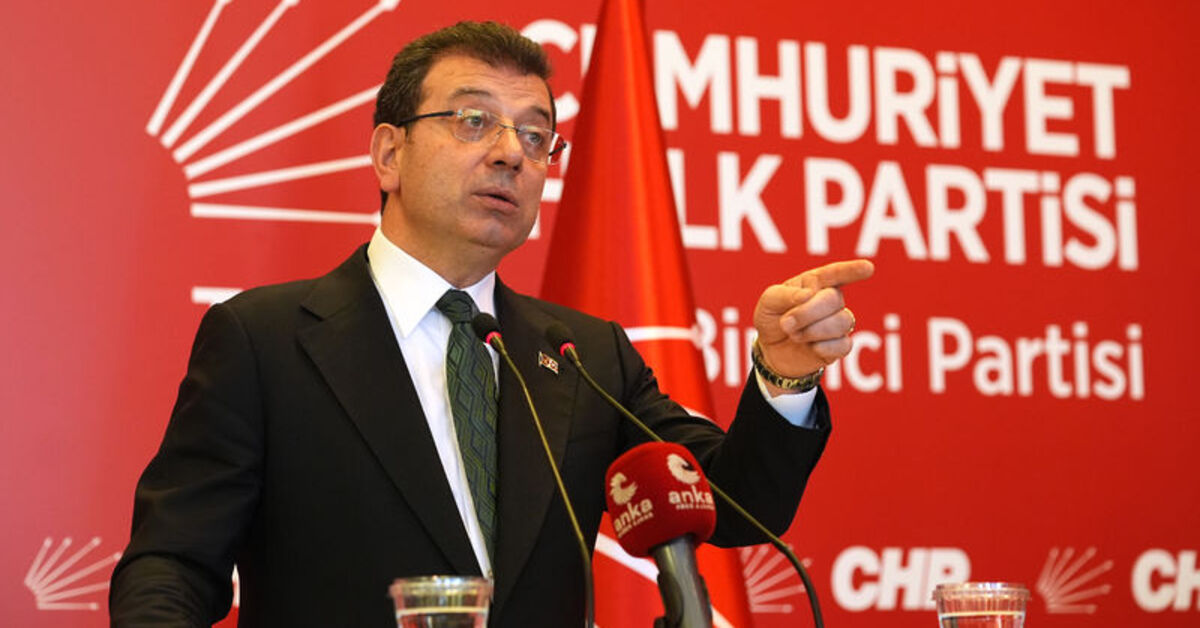 Ekrem İmamoğlu: Madem hedefiniz benim, mert olun, onayın benim cezamı